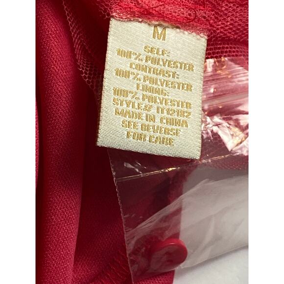 Flying Tomato The Posh Barbie Pink Tulle Coquette Blouse Women's Size Medium - Picture 9 of 9